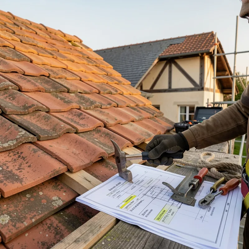 Rénover une toiture en tuiles anciennes : guide complet 2024